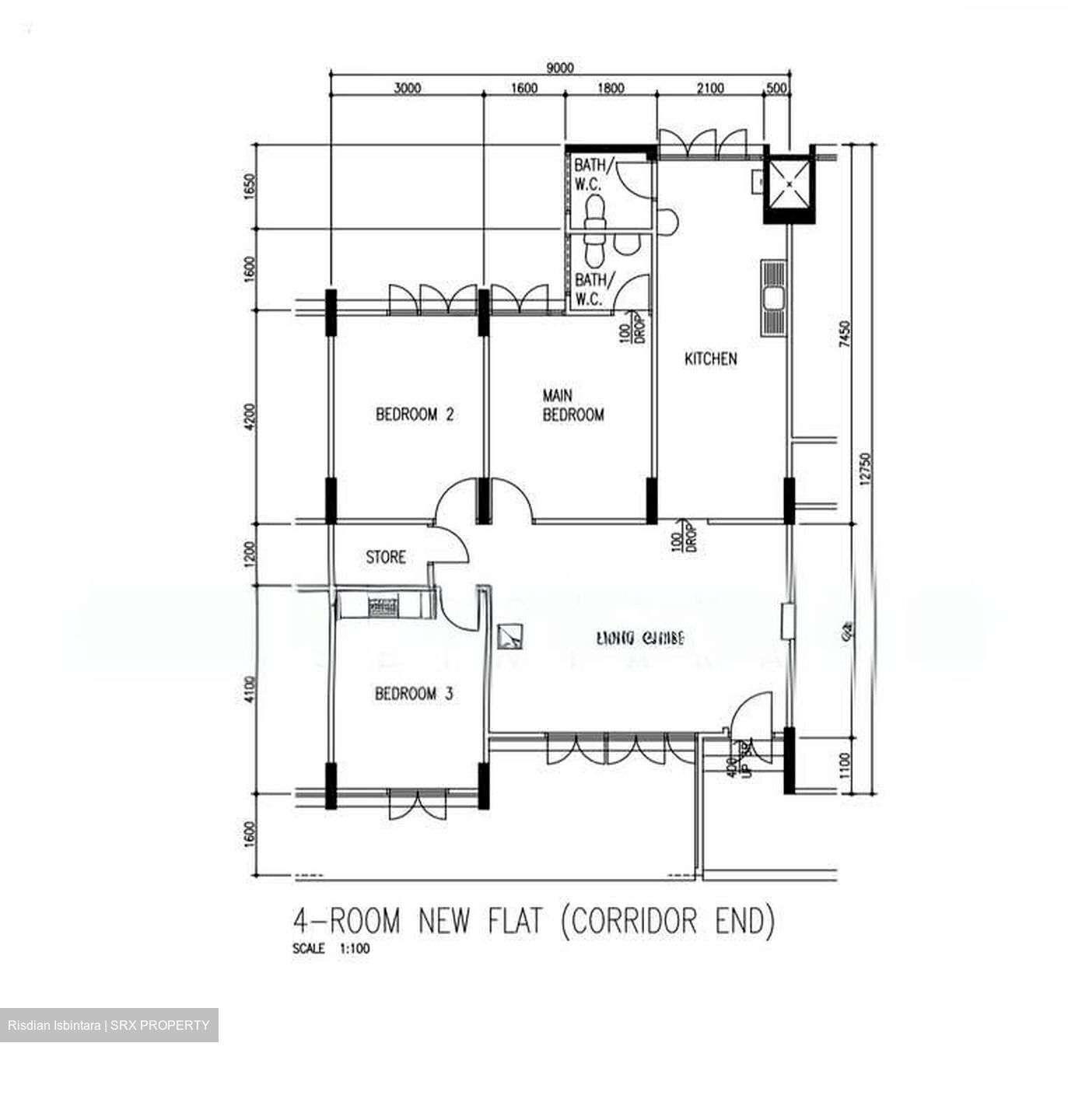 Blk 292 Tampines Street 22 (Tampines), HDB 4 Rooms #544487461